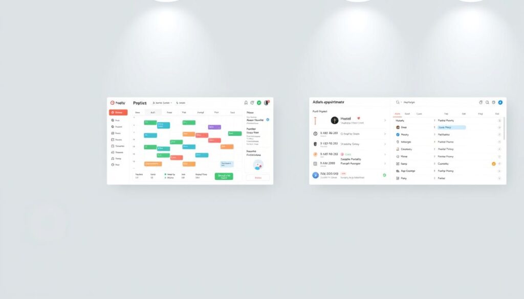 doctor's schedule management software interface doctor's schedule management software interface